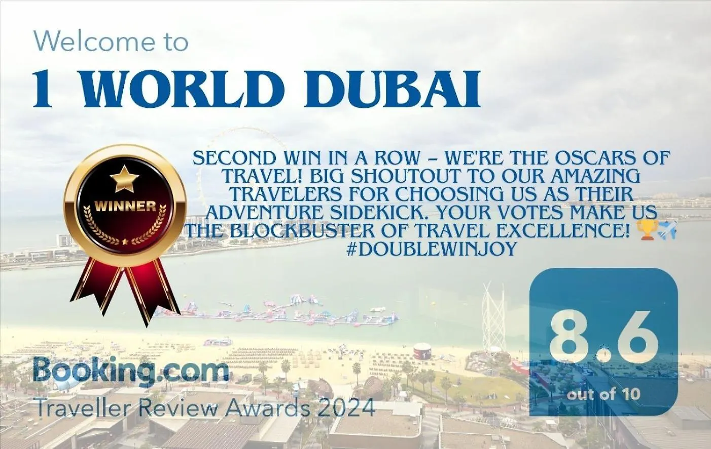 1 World, Premium Hostel, Jbr, Near Metro And Beach Dubai Apartment